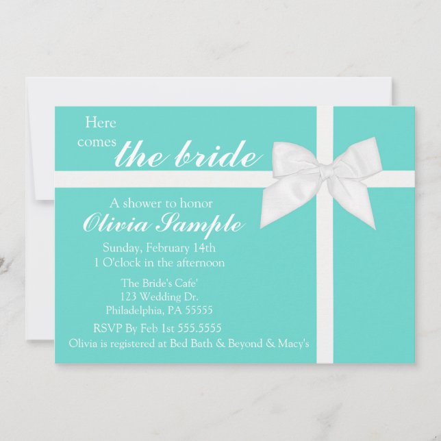 Bridal Shower Invitation (Front)
