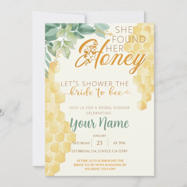 Bridal Shower Invitation (Devant)