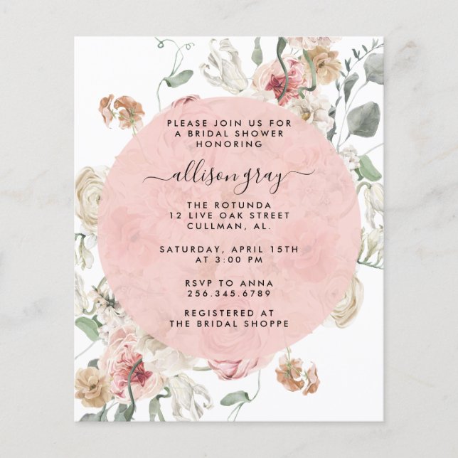 Bridal Shower Invitation | Annabeth (Front)