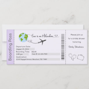 Bridal Shower Invitation, Bride to Be Invitation