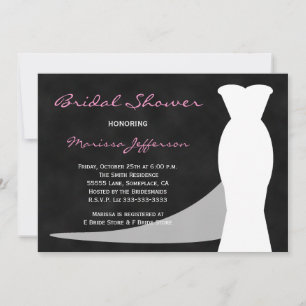 Bridal Shower Invitation Chalkboard