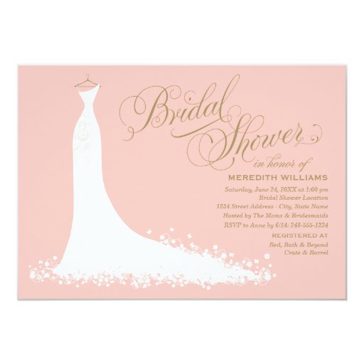 Dress Bridal Shower Invitations 10