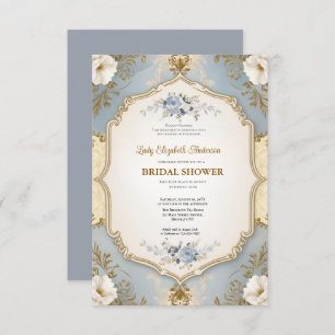bridal shower invitation,french chateau party invitation