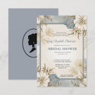 bridal shower invitation,french chateau party invitation