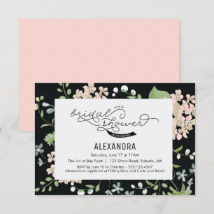 Bridal Shower Invitation - Garden, Flower, Vintage