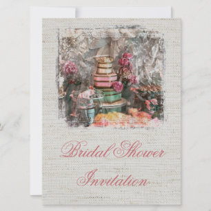 Bridal Shower Invitation Grey Chic Invitation