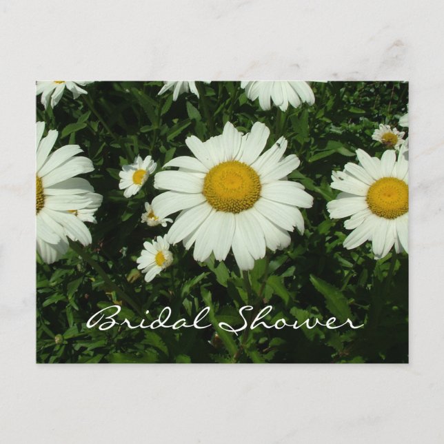 Bridal shower invitation postcard (Front)