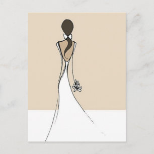 Bridal Shower Invitation Postcard