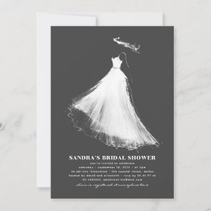 Bridal Shower Invitation Romantic Minimalist