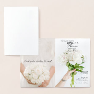 Bridal Shower Invitation RSVP Card