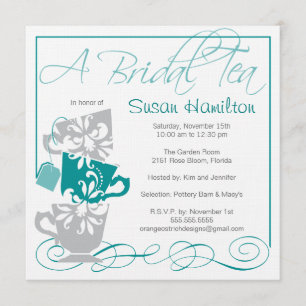 Bridal Shower Invitation - Tea