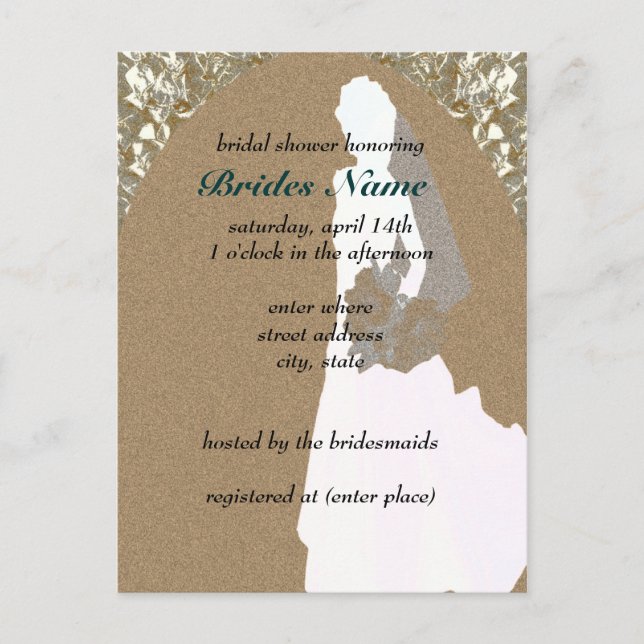 Bridal Shower Invitation Template (Front)