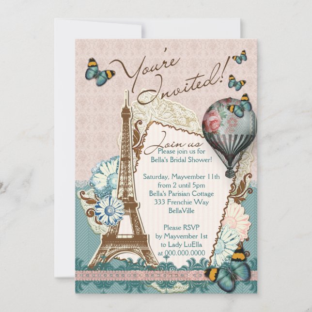 Bridal Shower Invitations (Front)