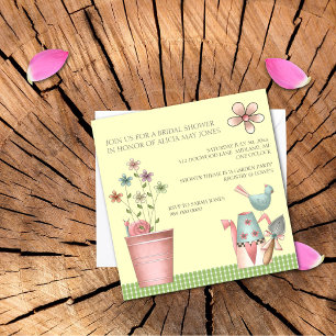 Bridal Shower Invitations or Garden Party Event