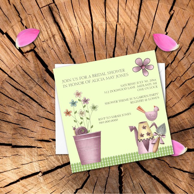 Bridal Shower Invitations or Garden Party Event (Creator Uploaded)
