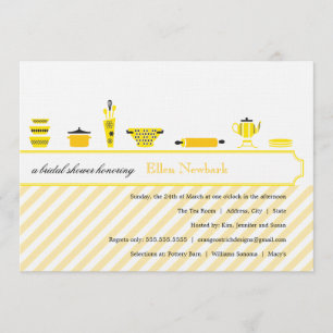 Bridal Shower Invitations     Yellow