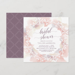 Bridal Shower Invite - Fall, Custom, Elegant