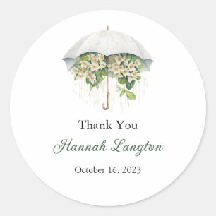 Bridal Shower Labels, Bride to be Classic Round  Classic Round Sticker