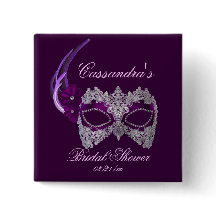 "Bridal Shower" - Lace Masquerade Mask