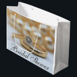 Bridal Shower Large Gift Bag<br><div class="desc">Your wedding Day ... .. The most beautiful day in your life takes loads of time and effort to organize. Everything should be just perfect and exactly the way you want.</div>