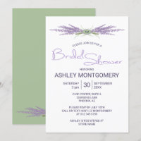 Bridal Shower Lavender Flower Bundles