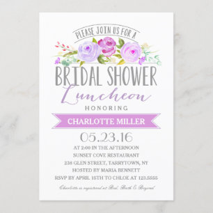 Bridal Shower Luncheon Bridal Shower Invitation