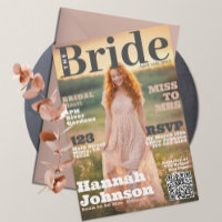 Bridal Shower Magazine Cover