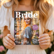 Bridal Shower Magazine Cover