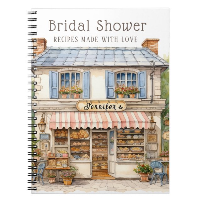 Bridal Shower Notebook (Front)