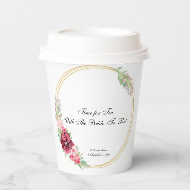 Bridal Shower Paper cup (Front)