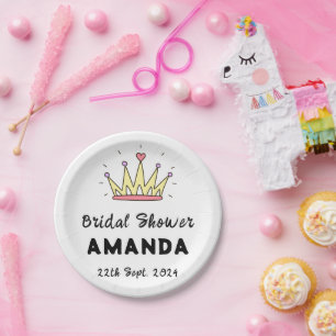 Bridal Shower Paper Plate