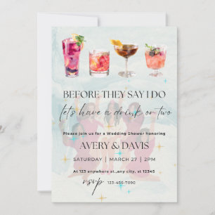 Bridal Shower Party Cocktails Invitation