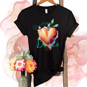Bridal Shower Peachy Bride-Bachelorette Squad T-Shirt