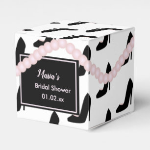 Bridal Shower Pearls and Heals Wedding Favor Box