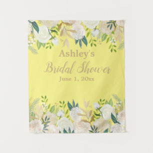 Bridal Shower Photo Booth Backdrop Watercolor Prop Tapestry