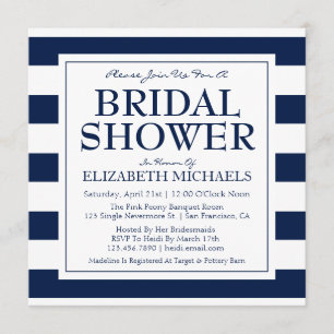 Bridal Shower Polka Dots Invitation