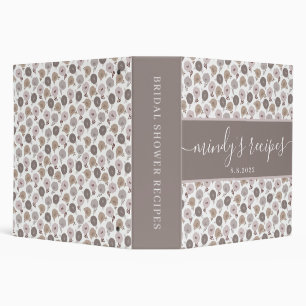 Bridal Shower Recipe Binder