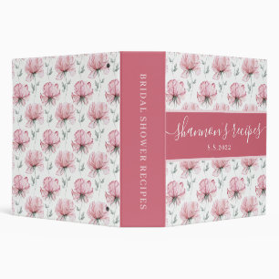 Bridal Shower Recipe Binder