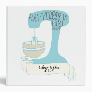 Bridal Shower Recipe Binders Personalized