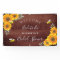 Bridal Shower rustic wood sunflowers bride to bee
