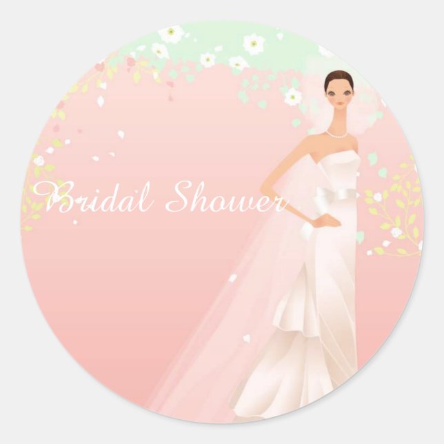 Bridal Shower Stickers (Front)