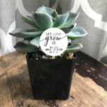 Bridal SHOWER Succulent Favour Classic Round Sticker<br><div class="desc">My Bridal SHOWER Succulent Favour Classic Round Sticker  will make the shower you are planning perfect. Simply add to plant for a perfect shower favour that your guests will love.</div>