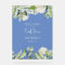 Bridal Shower Summer Blue White Hydrangea Welcome