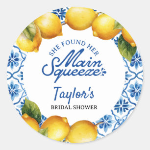  Bridal Shower Summer Lemon Stickers