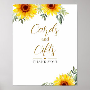  Bridal Shower Sunflowers   Сards and Gifts Poster