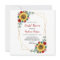 Bridal Shower Sunflowers Geometric Floral Red