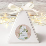 Bridal Shower Tag, Wedding Cake Envelope Seal, Classic Round Sticker<br><div class="desc">This pretty tiered wedding cake watercolor with greenery makes a lovely favour envelope seal / sticker for your bridal shower. You may customize all the text for your event.</div>