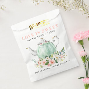 Bridal Shower Tea Party Love is Sweet Favour Bag
