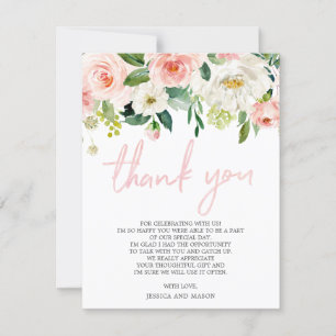 Bridal Shower Thank You Card