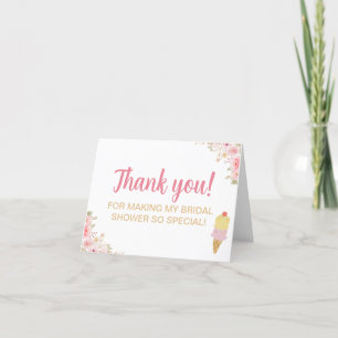 Bridal Shower Thank You Card